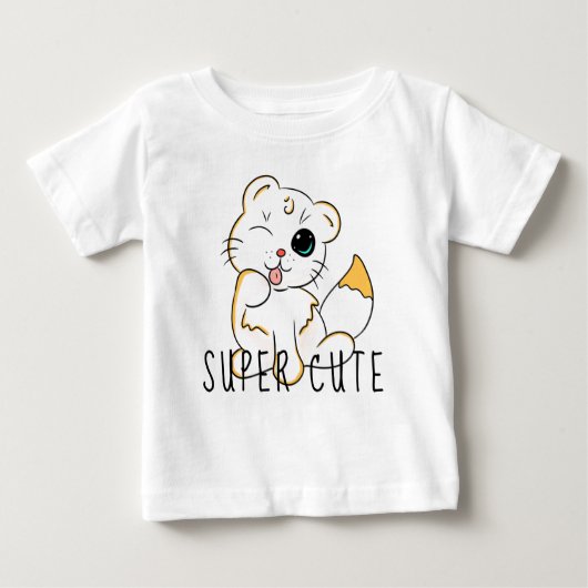 Super Cute Baby Cat - Baby top (Voorkant)