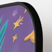 Super Cute Baby Mermaid Pickleball Paddle (Links Detail)