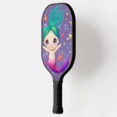 Super Cute Baby Mermaid Pickleball Paddle (Links)