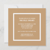 Super Cute Baby Shower-uitnodigingen Kaart (Achterkant)