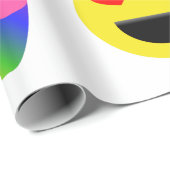 Super Cute Big Rainbow Bow Wrapping Paper Cadeaupapier (Rol Hoek)