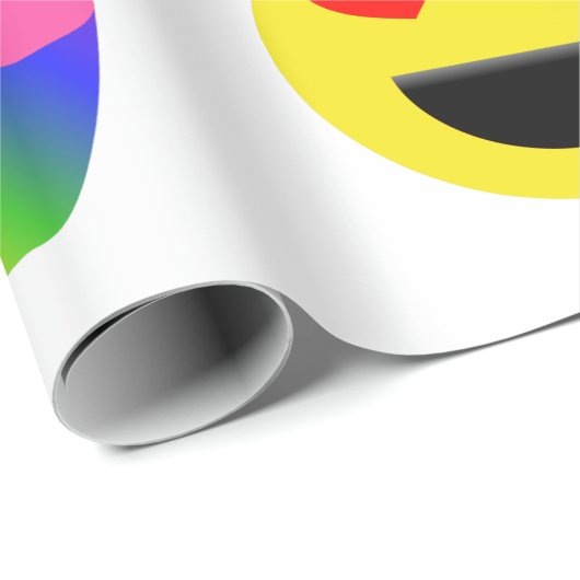 Super Cute Big Rainbow Bow Wrapping Paper Cadeaupapier (Rol Hoek)