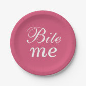 Super Cute Bite me Bord - roze (Voorkant)
