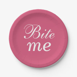 Super Cute Bite me Bord - roze