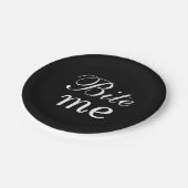 Super Cute Bite Me Bord - zwart (Gekanteld)