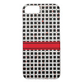 Super Cute Black White Pattern Chic Case-Mate iPhone Case (Achterkant)