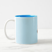 Super Cute Blauwe Vogel Mok (Links)