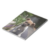 Super Cute Border Terrier-puppy Notitieblok (Linkerzijde)