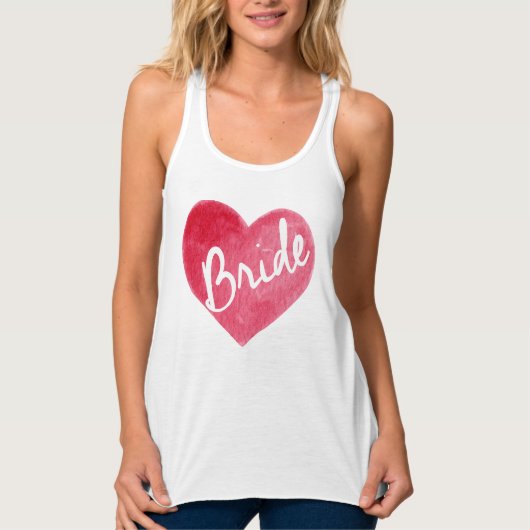 Super Cute Bride Heart T-shirt (Voorkant)