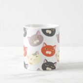 Super Cute Cat Cartoon Fun Pattern Koffiemok (Center)