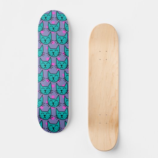 Super Cute Cat-Skateboard Persoonlijk Skateboard (Voorkant)