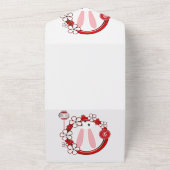 Super Cute Chinees Nieuwjaar Kaart (Buitenkant)