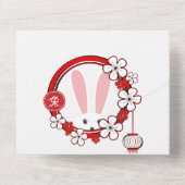 Super Cute Chinees Nieuwjaar Kaart (Achterkant)