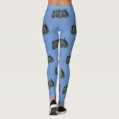 Super Cute Chinese Shar Pei-Leggings Leggings (Achterkant)