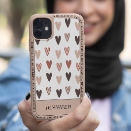 Super Cute & Colorful Love Pattern | Naam Paars Case-Mate iPhone Case