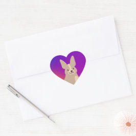 Super Cute Corgi Heart Sticker