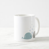 Super Cute Couple Dolphin Koffiemok (Voorkant rechts)
