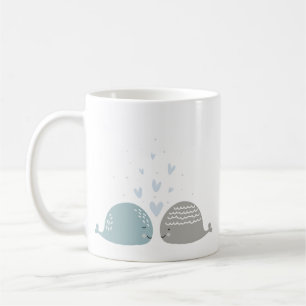 Super Cute Couple Dolphin Koffiemok