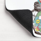 Super Cute "Crochet is mijn jam" Muismat (Hoek)