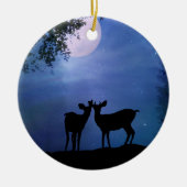 Super Cute Deer Eerste Kerstmis Ornament (Voorkant)