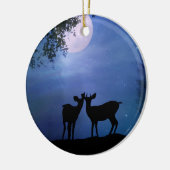 Super Cute Deer Eerste Kerstmis Ornament (Links)