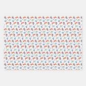 Super Cute Dinosaur Inpakpapier Vel (Voorkant 2)