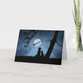 Super Cute Dog en Cat Prettige feestdagen met Sant Kaart (Voorkant)