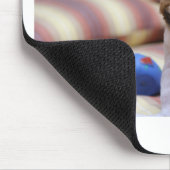 Super Cute dog met haar favoriete bal Muismat (Hoek)