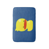 Super Cute Ducky Blue Bath Mat (Voorkant Verticaal)
