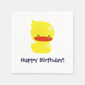 Super Cute Ducky Paper Napkins Servetten (Voorkant)