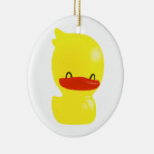 Super Cute Ducky Round Ornament (Rechts)