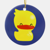 Super Cute Ducky Round Ornament (Voorkant)