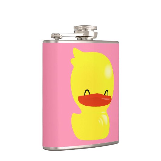 Super Cute Ducky Vinyl Wrapped Kolf in roze Heupfles (Rechts)