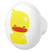 Super Cute Ducky White Ceramic Knob. Keramische Knop (Rechts)
