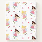Super Cute Fairy roze Aangepast zakboek Notitieboek (Achterkant)