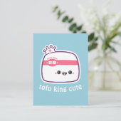 Super Cute Funny Tofu Briefkaart (Staand voorkant)
