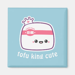 Super Cute Funny Tofu Magneet