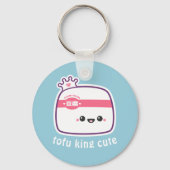 Super Cute Funny Tofu Sleutelhanger (Voorkant)