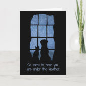 Super Cute Get Good Dog and Cat in Window Kaart (Voorkant)