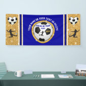 Super Cute Girls Banner for Soccer Team of Seniors (Beurs)
