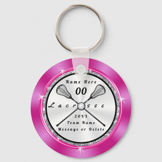 Super Cute Girls - Gepersonaliseerde Lacrosse Sleu Sleutelhanger (Voorkant)