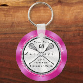 Super Cute Girls - Gepersonaliseerde Lacrosse Sleu Sleutelhanger (Voorkant)