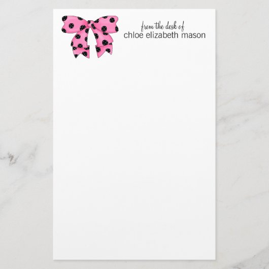 Super Cute Girly Stationery Briefpapier (Voorkant)