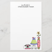 Super Cute Girly Stationery Briefpapier (Voorkant)