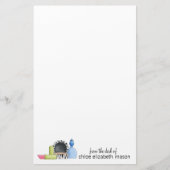 Super Cute Girly Stationery Briefpapier (Voorkant)