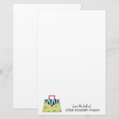 Super Cute Girly Stationery Briefpapier (Voorkant / Achterkant)