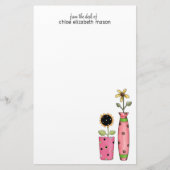 Super Cute Girly Stationery Briefpapier (Voorkant)