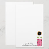 Super Cute Girly Stuff Stationery Briefpapier (Voorkant / Achterkant)