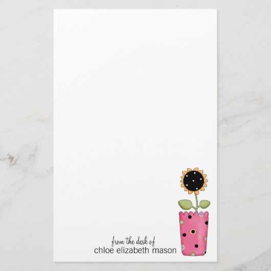 Super Cute Girly Stuff Stationery Briefpapier (Voorkant)