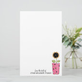 Super Cute Girly Stuff Stationery Briefpapier (Staand voorkant)